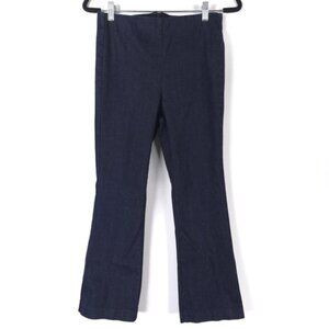 rag‎ & bone USA MADE Back Zip Pants Jeans High Rise Semi Flare Dark Blue Size 8